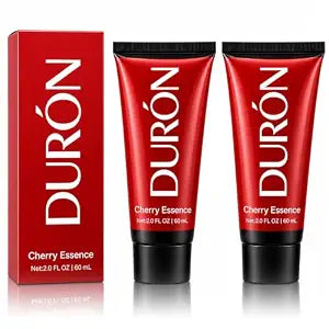 2Pack Duron Crema for Men, Cherry Flavor, Lightweight Topical Formula