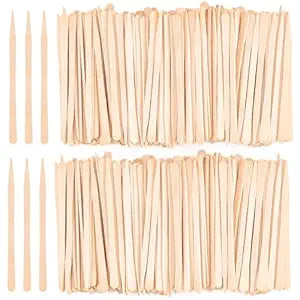 EWVVSS 1200-Pcs Eyebrow Wax Sticks for Hair Removal, Small Wooden Waxing Sticks, Wax Spatulas Sticks, Precision Brow Wax Sticks, Applicator Sticks for Facial Waxing