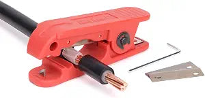 iCrimp Round Cable Stripper for AWG 12 to 4/0, Adjustable Wire Stripper