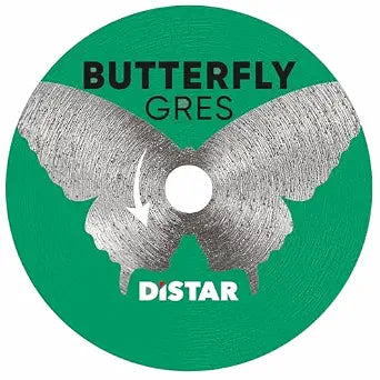 Butterfly 2" Diamond Tile Cutting Wheel for Dremel & Rotary Tools 0.6mm Solid Diamond Layer, Ultra-Thin 1.2mm Wet Cut Disc for Porcelain, Ceramic & Mosaic | Low Chipping