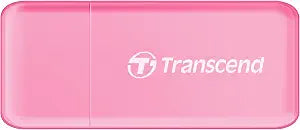 Transcend USB 3.1 SDHC/SDXC/ microSDHC/SDXC Card Reader, TS-RDF5R (Pink)