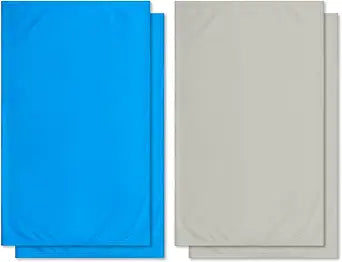 4 Pack 121 Replacement Washable Pre-Filter for Blueair Blue Pure 121 Air Purifier, Removes Pollen, Dust, Pet Dander (Lunar Rock, Diva Blue)