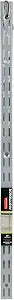 Rubbermaid Garage FastTrack Upright 25" Satin Nickel Wall Mounted Storage System Direct Mount for FastTrack Garage Rail Garage/Home Organization
