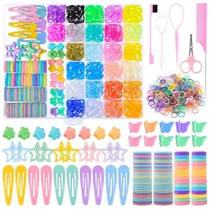 Hair Accessories for Little Girls Toddlers 2065 PCS Hair Ties Clips Kit