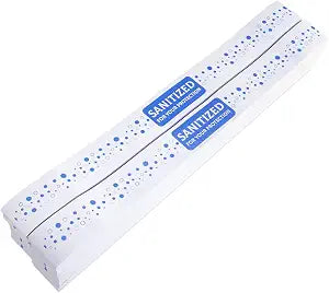 ESSENTIAL 1000 Pcs Printed Toilet Seat Band 16-1/2" Long x 1-1/2" Wide