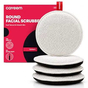 Caveem 4-Pack Dual-Sided Face Scrubbers