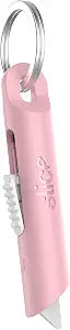 Slice Mini Pen Cutter | Keychain Knife and Box Cutter | Retractable Safety Cutter | Dusty Rose