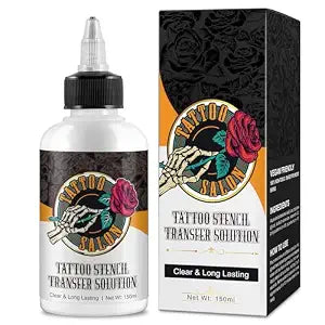 150ml Tattoo Stencil Transfer Gel Solution, Clear & Long-Lasting