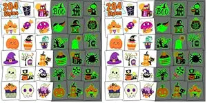 Partywind 204 PCS Individually Wrapped Sheets Glow Halloween Tattoos for Kids Party Decorations, Luminous Pumpkin Tattoo Stickers, Kids Halloween Treats, Party Supplies (Pack of 2)