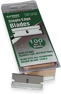 Garvey Economy Single Edge Cutter Blade, Box of 100 (40475)