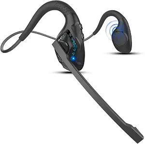 iDIGMALL Bluetooth Headset with Mic, Open Ear Headphones with Microphone