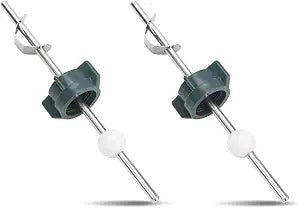 2Pcs Pivot Rod for Sink Stopper Lavatory Pop Up Assembly Replacement Parts Bathroom Faucet Repair Kit with Drain Ball Compatible with PS2673 Durable Pop Up Stopper Repair Accessories