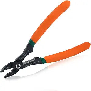 SPEEDWOX Professional Electrical Pliers 4-in-1 Multi Purpose Electricians Pliers with Wire Cutter, Crimper, Gripper, Stripper 7" Compact Wire Stripper for 12-20 AWG Insulated & Non-Insulated Wires