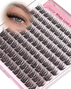 Fluffy Lash Clusters Wispy 10-14MM Short Eyelash Clusters C Curl Lashes