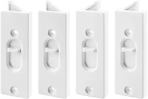 2Pair Window Tilt Latch Replacement 2-5/16 in.Hole Centers Window Latches