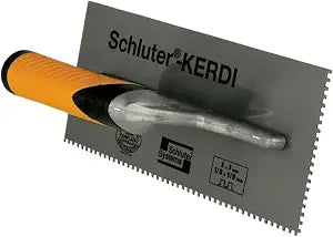 Schluter Kerdi Square-Notch Trowel - Ideal for Installing Kerdi - 1/8" X 1/8", 1-Pack - TRL-KER