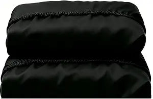 Juwenin Home 2-Pack Fitted Bottom Sheets - Premium Ultra-Soft Wrinkle Resistant Microfiber - Deep Pocket (Black, Full-2Pack)