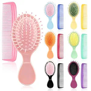 HOFASON 14 Pcs Toddler Kids Girls Bulk Mini Wet Hair Brush Travel Combs Set