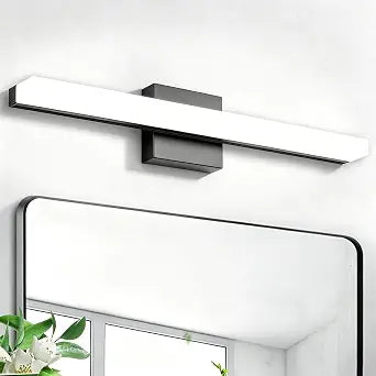 Bathroom Light Fixtures Over Mirror , 16 Inch Modern LED Bathroom Vanity Lighting Gentle , Small Vanity Lamp Bar IP44 Bath Wall Sconces for Restroom, 6000K Cool White Light Not Dimmable
