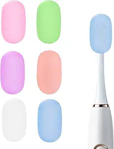 6 Pcs Toothbrush Covers, Silicone Toothbrush Head Cover Caps for Travel