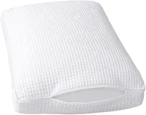 STONECREST Cooling Gusseted Pillow Protector for Memory Foam Pillow- 1 PC, Zipper Premium Gusset Pillow Encasement Covers(White, Standard)