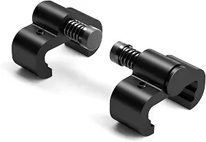 CCJH Sliding Barn Door Stop Upgrade Barn Door Stoppers Hardware for Top Track 1 Pair Black