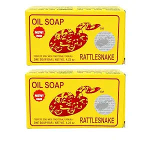 Jabon de aceite de vibora de cascabel (140g) jabon para la cara y todo el cuerpo- Ayuda a eliminar el acne y paño/Rattlesnake soap (4.93 (2)