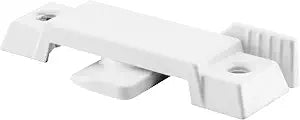 Prime-Line F 2590 Sash Lock for Vertical and Horizontal Sliding Windows Replace Broken Sash Locks for Additional Home Security, 2-1/4 Mounting Hole Centers, White Diecast (Single Pack)