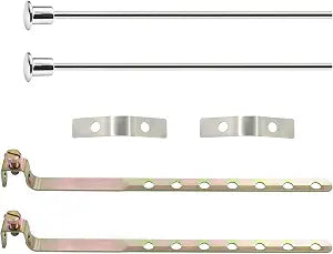 Lavatory Pop Up Drain Lift Rod Linkage and Spring Clip Kit for PF0906-CH