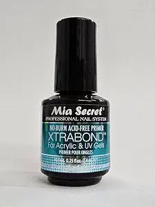 Mia Secret No Burn Acid Free Primer Xtra Bond Acrylic Uv Gel 0.25 fl.oz / 7.4ml, Clear
