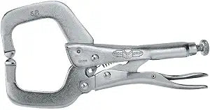 IRWIN Tools Vise-Grip 6-Inch Locking C-Clamp, Silver