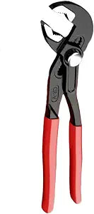 7-Inch Groove Joint Pliers - Upgraded 42mm Wide Opening Water Pump Pliers, V-Jaw Channel Locks for Home & Industrial Repairs,chrome vanadium steel
