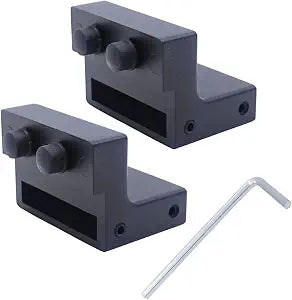2-Pack Barn Door Roller Stopper for Flat Track Sliding Doors