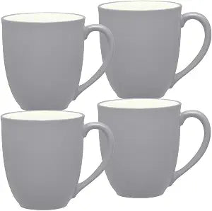 Noritake Colorwave Slate Set of 4 Mugs, 12 oz.