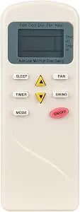 Replace AC Remote Control Compatible with TCL/Peabody/Pioneer/Videocon A/C
