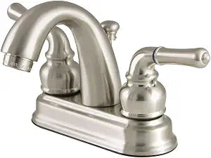 Kingston FB5618NML 4" Centerset Bathroom Faucet, Brushed Nickel