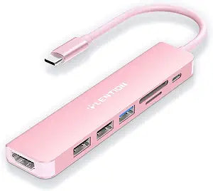 LENTION 7-in-1 USB C Hub, 4K@60Hz HDMI, 100W PD, Card Reader, USB 3.0 & 2.0