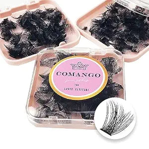 144Pcs Loose Cluster Lashes C Curl 14mm Lash Clusters DIY Eyelash Extensions Mega Volume Individual Lashes Eyelash Clusters Extensions