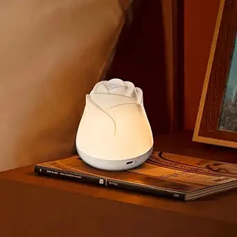 Rose Night Table Light 3 Brightness Touch Control Bedside Lamp