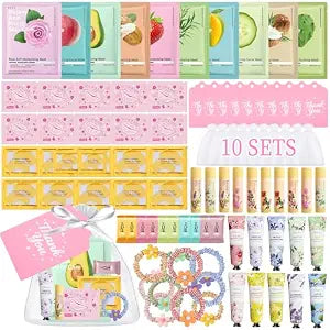 90 PCS Spa Party Supplies Gifts for Women, Spa Party Supplies for Girls