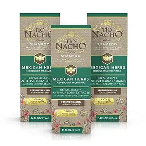 Tío Nacho Mexican Herbs Anti-Hair Loss* Shampoo, 14 fl oz, 3 Pk