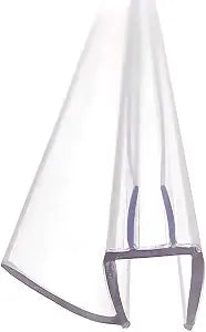 Frameless Glass Shower Door Sweep for 3/8" Glass, Bottom Seal with Drip Rail, 27.5" Long