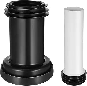 Wall Hung Toilet Connector Parts 2pcs Wall Hung Toilet Drain Pipe Plastic Toilet Connecting Pipe Rear Discharge for Bathroom