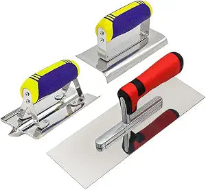 Stainless Steel Concrete Finishing Tools Set Trowel, Edger & Groover