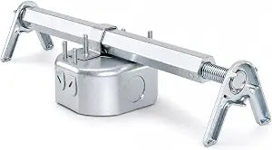Ceiling Fan Mounting Bracket with Adjustable Brace and 1.5-Inch Fan Box