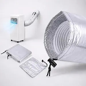 Portable AC Hose Insulation Sleeve, Upgraded 3-Layer Hose Cover Wrap