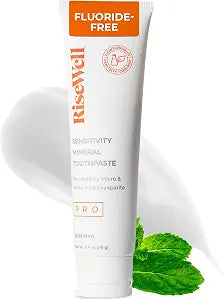 RiseWell PRO Nano Hydroxyapatite Toothpaste Fluoride Free, Wild Mint, 3.4oz