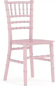Flash Furniture Childs Pink Resin Party and Event Chiavari Chair for Commercial & Residential Use,Pink