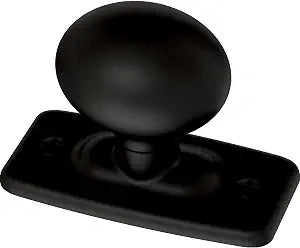 Franklin Brass (5-Pack) Matte Black Cabinet Knobs for Dressers, Drawers, Kitchen Cabinet Door, Vanity, Furniture, Closet Knobs, 1-1/4 Inch Round | Iron Craft