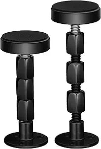 2PCS Black Adjustable Bed Frame Anti-Shake Tool (1.1-4.7in)